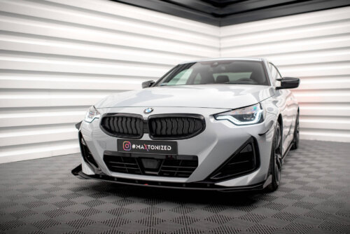 Maxton Street Pro front splitter + Flaps for BMW 2 Coupe M-Pack / M240i G42