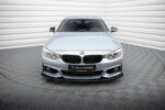 Maxton Street Pro front splitter + Flaps for BMW 4 Coupe / Gran Coupe / Cabrio M-Pack F32 / F36 / F33