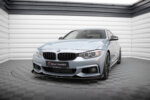 Maxton Street Pro front splitter + Flaps for BMW 4 Coupe / Gran Coupe / Cabrio M-Pack F32 / F36 / F33