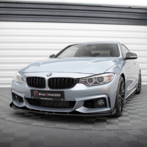 Maxton Street Pro prednji splitter + Flaps za BMW 4 Coupe / Gran Coupe / Cabrio M-Pack F32 / F36 / F33
