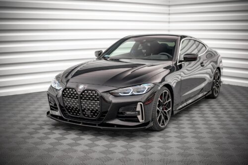 Maxton Street Pro front splitter + Flaps for BMW 4 M-Pack / M440i G22 / G23 / G22 Facelift / G23 Facelift