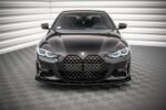 Maxton Street Pro front splitter + Flaps for BMW 4 M-Pack / M440i G22 / G23 / G22 Facelift / G23 Facelift