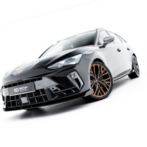 Maxton Street Pro prednji splitter + Flaps za Cupra Leon ST / Hatchback Mk1 Facelift