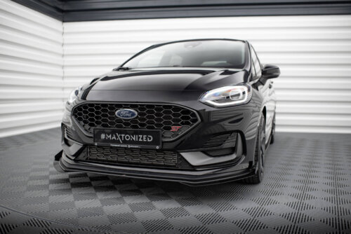 Maxton Street Pro prednji splitter + Flaps za Ford Fiesta ST Mk8 Facelift