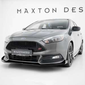 Maxton Street Pro front splitter + Flaps for Ford Focus ST Mk3 Facelift