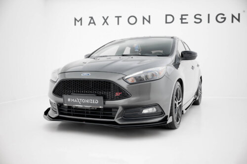 Maxton Street Pro prednji splitter + Flaps za Ford Focus ST Mk3 Facelift