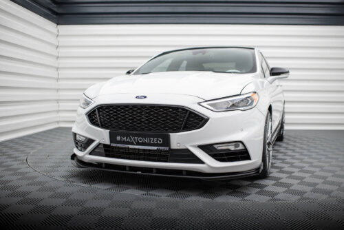 Maxton Street Pro prednji splitter + Flaps za Ford Mondeo Sport Mk5 Facelift / Fusion Sport Mk2 Facelift