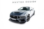 Maxton Street Pro front splitter + Flaps for Ford Mustang Dark Horse Mk7