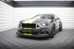 Maxton Street Pro front splitter + flaps for Ford Mustang GT Mk6