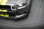 Maxton Street Pro front splitter + flaps for Ford Mustang GT Mk6