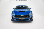 Maxton Street Pro front splitter + flaps for Ford Mustang GT Mk7