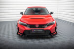 Maxton Street Pro front splitter + flaps for Honda Civic Type-R Mk 11