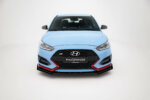 Maxton Street Pro front splitter + flaps for Hyundai Veloster N Mk2