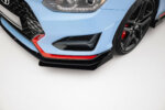 Maxton Street Pro front splitter + flaps for Hyundai Veloster N Mk2