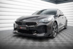 Maxton Street Pro front splitter + flaps for Kia Stinger GT / GT-Line / Standard Mk1