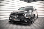 Maxton Street Pro prednji splitter + zakrilca za Mercedes A35 AMG / AMG-Line Aero Pack W177
