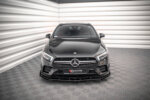 Maxton Street Pro front splitter + flaps for Mercedes A35 AMG / AMG-Line Aero Pack W177
