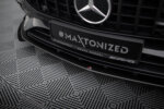 Maxton Street Pro front splitter + flaps for Mercedes-AMG A35 W177 Facelift