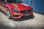 Maxton Street Pro front splitter + flaps for Mercedes-AMG C43 / AMG-Line Coupe C205