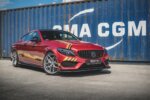 Maxton Street Pro prednji splitter + zakrilca za Mercedes-AMG C43 / AMG-Line Coupe C205