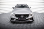 Maxton Street Pro front splitter + flaps for Mercedes-AMG C43 Coupe / Cabrio C205 Facelift / A205 Facelift