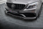 Maxton Street Pro front splitter + flaps for Mercedes-AMG C63 Sedan / Estate W205 Facelift