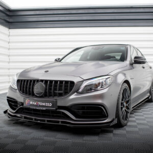 Maxton Street Pro prednji splitter + zakrilca za Mercedes-AMG C63 Sedan / Estate W205 Facelift