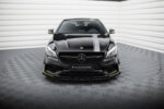 Maxton Street Pro front splitter + flaps for Mercedes-AMG CLA 45 Aero C117 Facelift