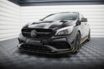 Maxton Street Pro front splitter + flaps for Mercedes-AMG CLA 45 Aero C117 Facelift