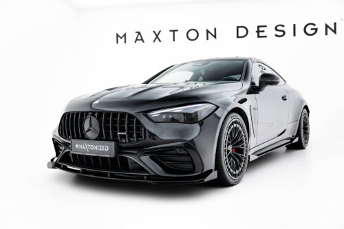 Maxton Street Pro front splitter + flaps for Mercedes-AMG CLE 53 C236