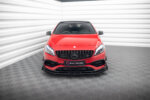 Maxton Street Pro front splitter + flaps for Mercedes-Benz A 45 AMG Aero W176 Facelift