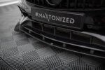 Maxton Street Pro front splitter + flaps for Mercedes-Benz A AMG-Line W176 Facelift