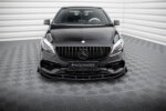 Maxton Street Pro front splitter + flaps for Mercedes-Benz A AMG-Line W176 Facelift
