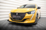 Maxton Street Pro front splitter + flaps for Peugeot 208 GT Mk2