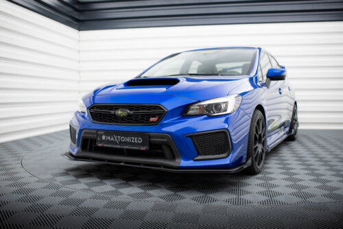 Maxton Street Pro front splitter + flaps for Subaru WRX STI Mk1 Facelift