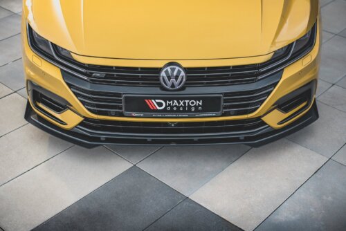 Maxton Street Pro prednji splitter + zakrilca za Volkswagen Arteon R-Line Sedan / Shooting Brake Mk1
