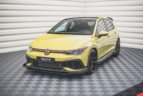 Maxton Street Pro front splitter + flaps for Volkswagen Golf GTI Clubsport Mk8