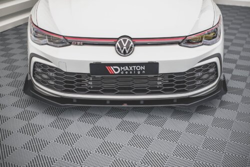 Maxton Street Pro front splitter + flaps for Volkswagen Golf GTI / GTE / GTD / R-Line Mk8