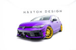 Maxton Street Pro front splitter + flaps for Volkswagen Golf R Hatchback Mk8 Facelift