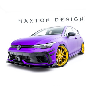Maxton Street Pro prednji splitter + zakrilca za Volkswagen Golf R Hatchback Mk8 Facelift