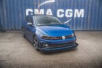 Maxton Street Pro front splitter + flaps for Volkswagen Polo GTI Mk6