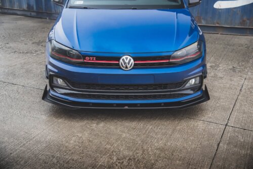 Maxton Street Pro front splitter + flaps for Volkswagen Polo GTI Mk6