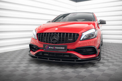 Maxton front splitter for Mercedes-Benz A 45 AMG Aero W176 Facelift