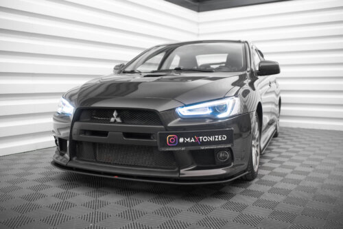 Maxton front splitter for Mitsubishi Lancer EVO X