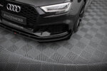 Maxton Street Pro front splitter V.1 + Flaps for Audi RS3 Sedan 8V Facelift