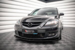 Maxton Street Pro front splitter V.1 + Flaps for Mazda 3 MPS Mk1
