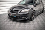 Maxton Street Pro front splitter V.1 + Flaps for Mazda 3 MPS Mk1