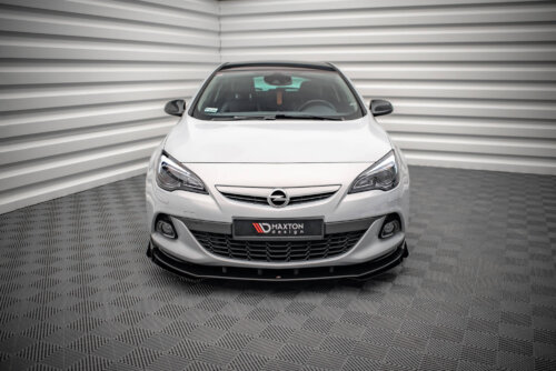 Maxton Street Pro front splitter V.1 + Flaps for Opel Astra GTC OPC-Line J