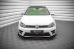 Maxton Street Pro front splitter V.1 + Flaps for Volkswagen Golf R Mk7