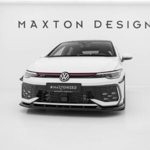 Maxton Street Pro front splitter V.2 for Volkswagen Golf GTI / GTE / R-Line Mk8 Facelift